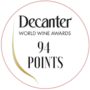 Medaille Decanter World wine awards 94pts