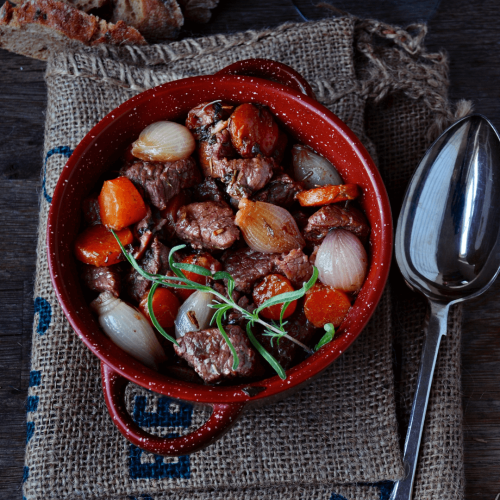 VJO – 25_08 Boeuf bourguignon et vin du Roussillon