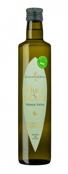 Jonquères d'Oriola Vignobles, Huile d'Olive vierge Extra Biologique, Roussillon, Château de Corneilla, huile d'olive