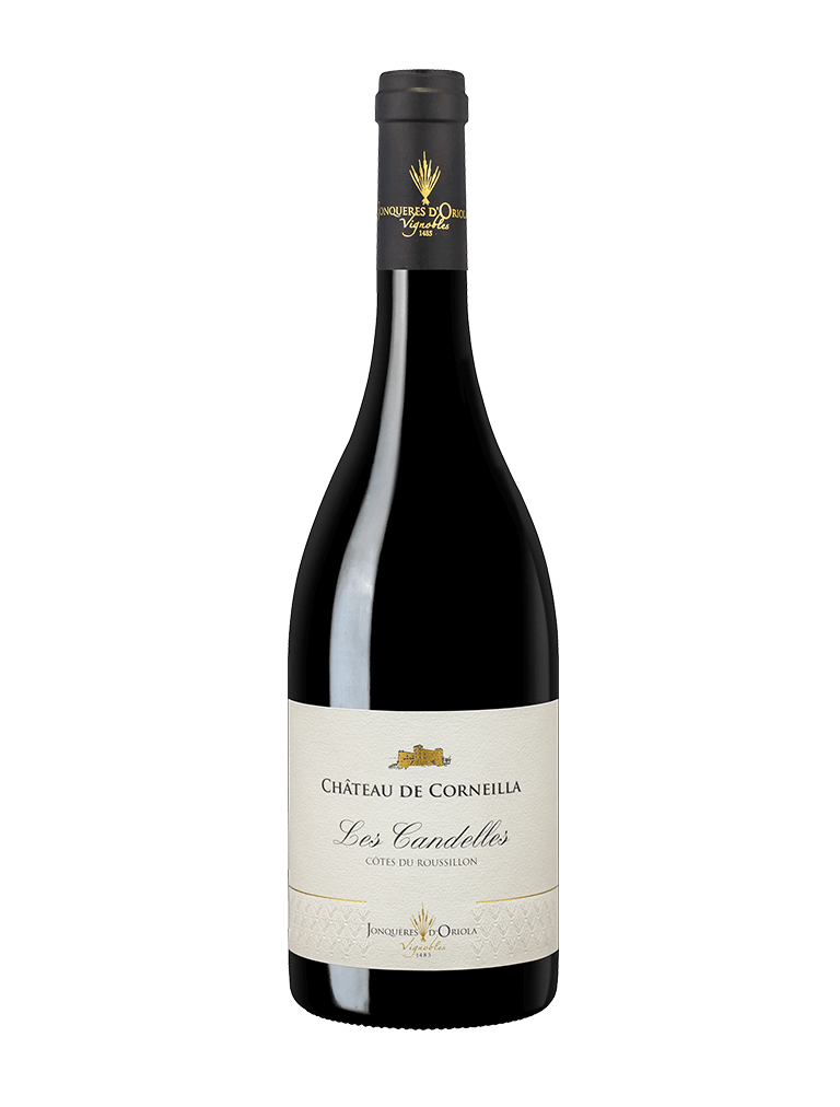 Jonquères d&#039;Oriola Vignobles, Château de Corneilla Les Candelles , Roussillon, AOP Côtes du Roussillon, red wine